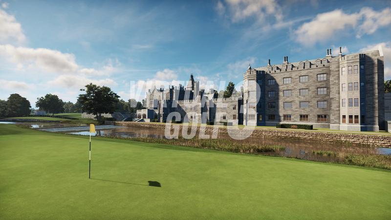 Adare Manor on the Trackman simulator