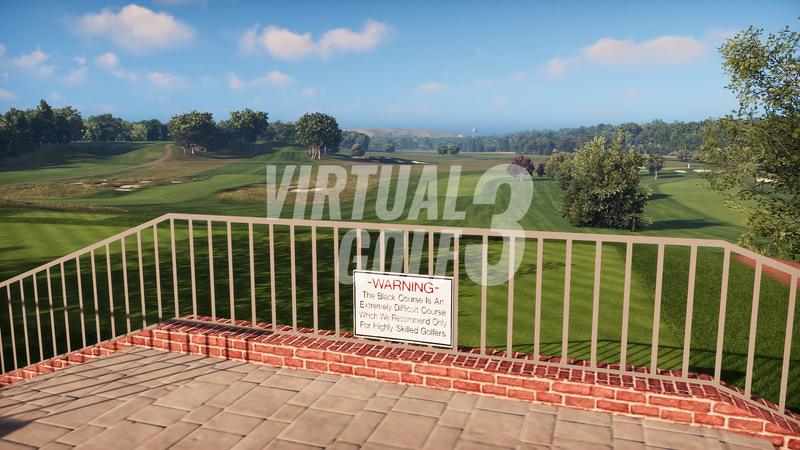 Bethpage Black on the Trackman simulator