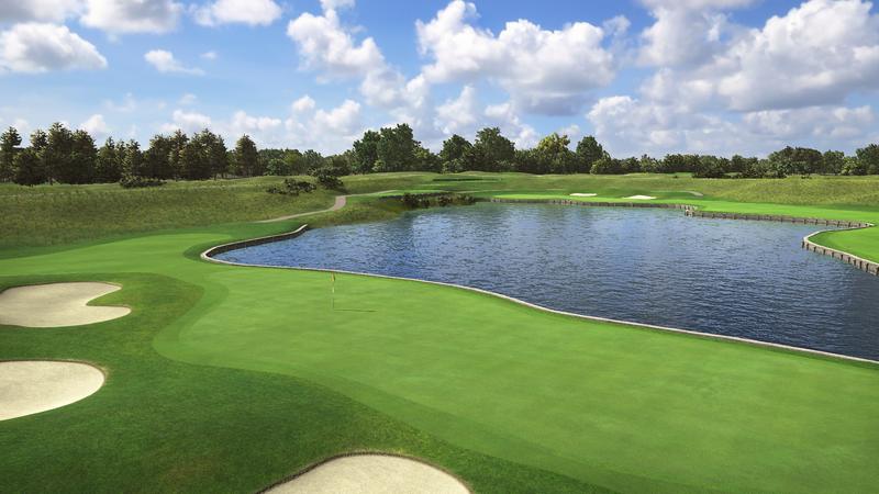 Le Golf National on the Trackman simulator