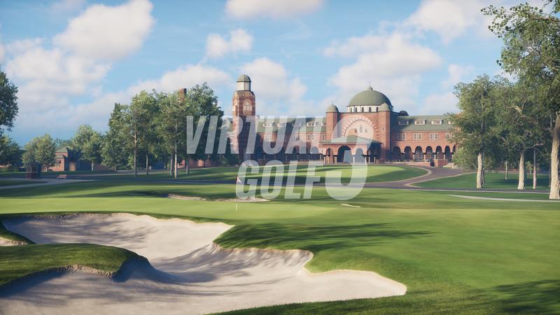Medinah Country Club on the Trackman simulator