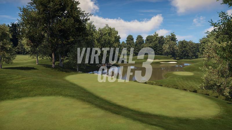 Muirfield Village on the Trackman simulator