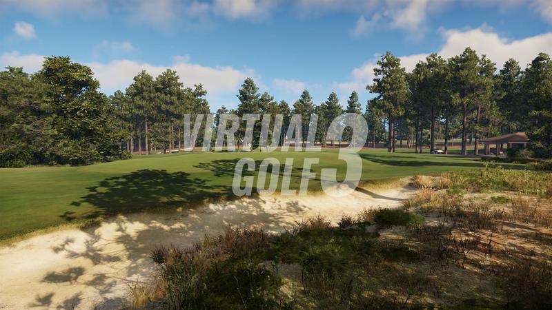 Pinehurst No. 2 on the Trackman simulator
