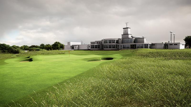 Royal Birkdale on the Trackman simulator