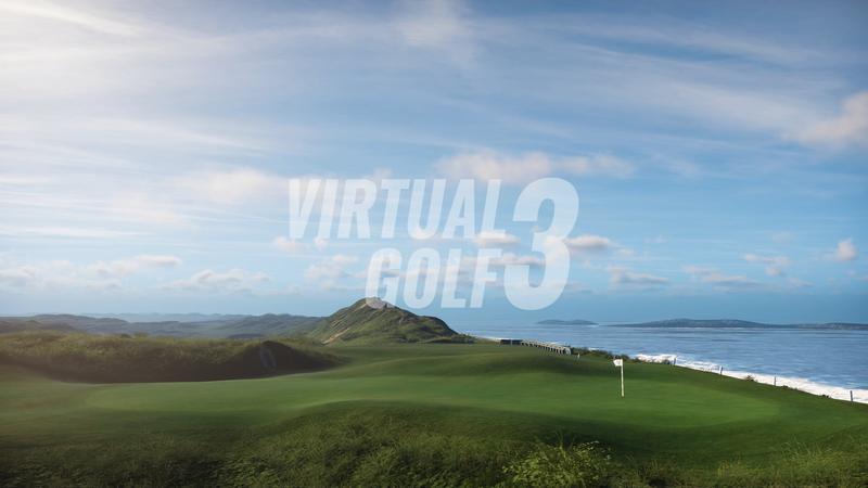 Royal Portrush on the Trackman simulator