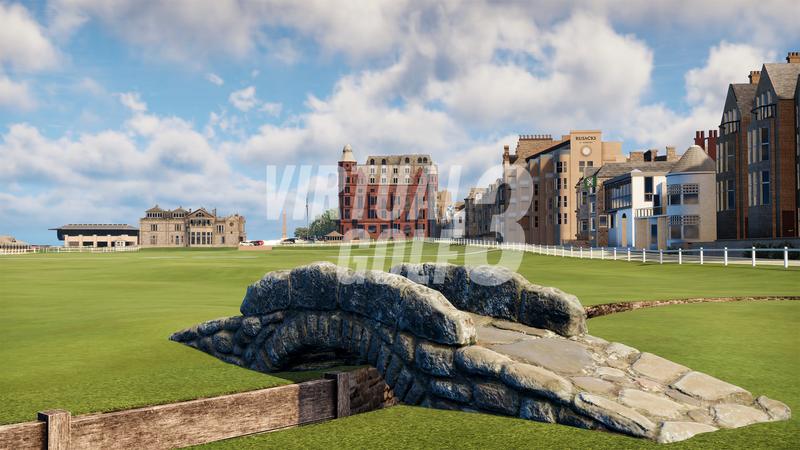 St Andrews Old Course on the Trackman simulator
